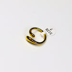 Golden Wave Open Ring - Adorn-iq