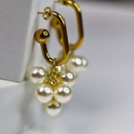 Grape Bunch Pearl Earrings - Adorn-iq