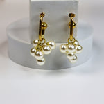 Grape Bunch Pearl Earrings - Adorn-iq