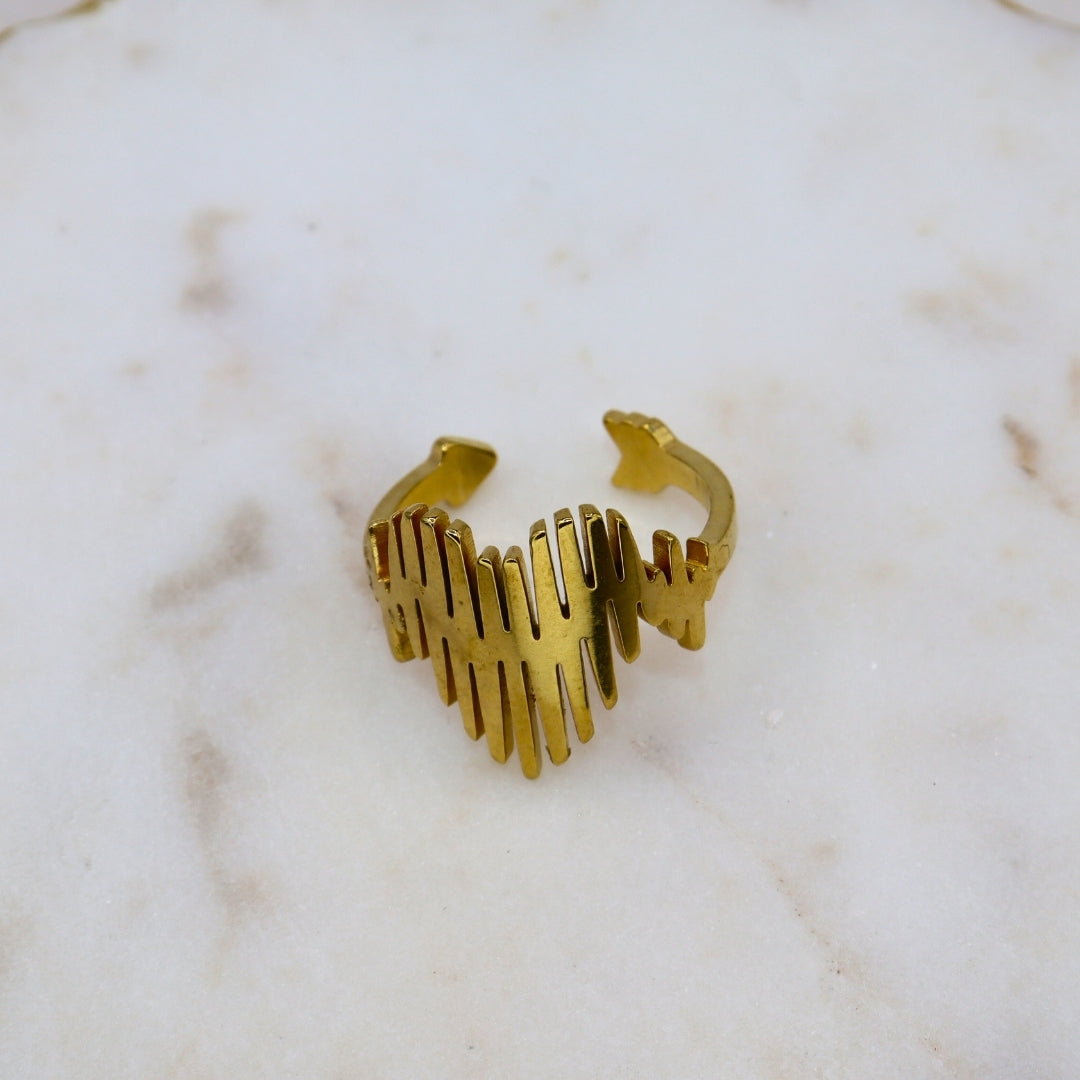 Heart Beat Ring - Adorn-iq