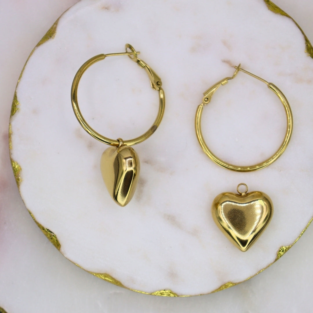 Heart hoops 2 in 1 - Adorn-iq