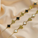 Clover & Wings Chain Bracelet