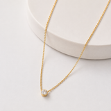 Luna Solitaire Pendant