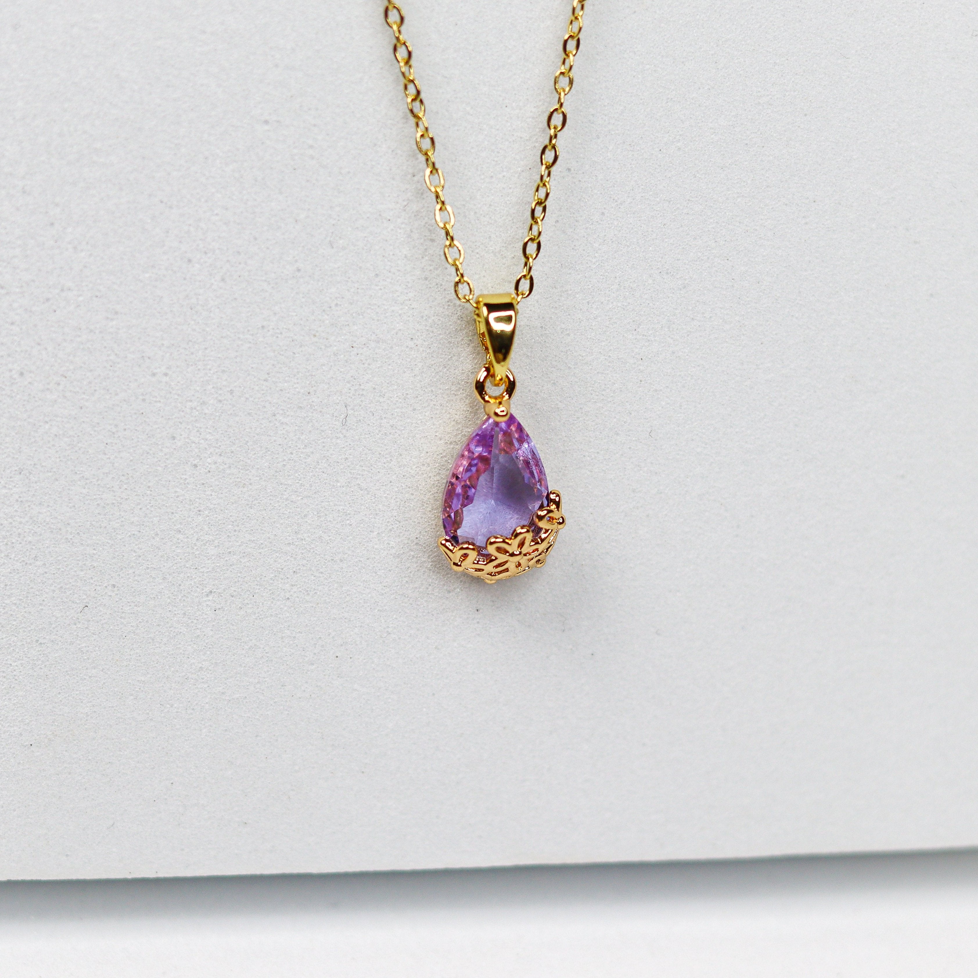 Crystal Drop Necklace - Adorn-iq