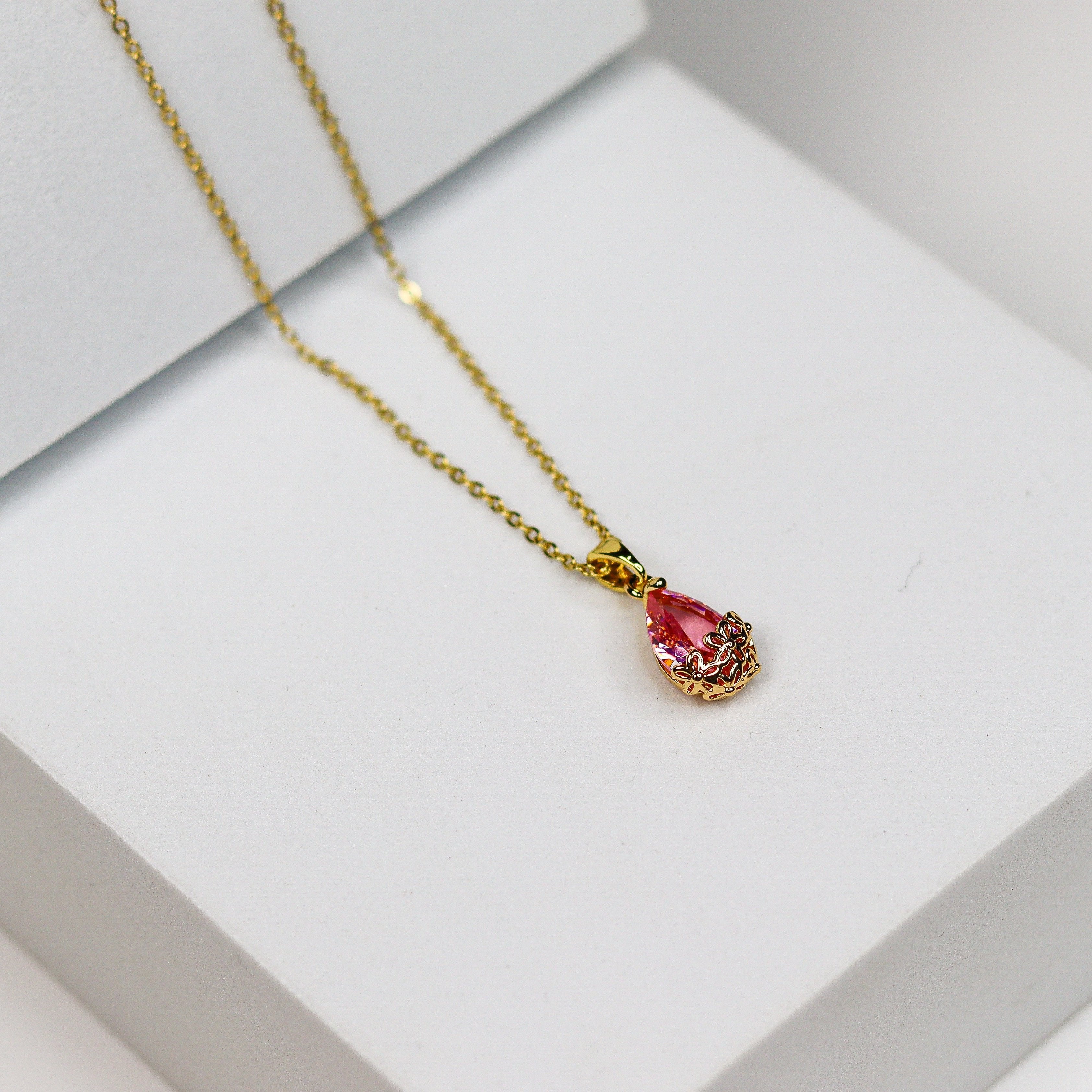 Crystal Drop Necklace - Adorn-iq