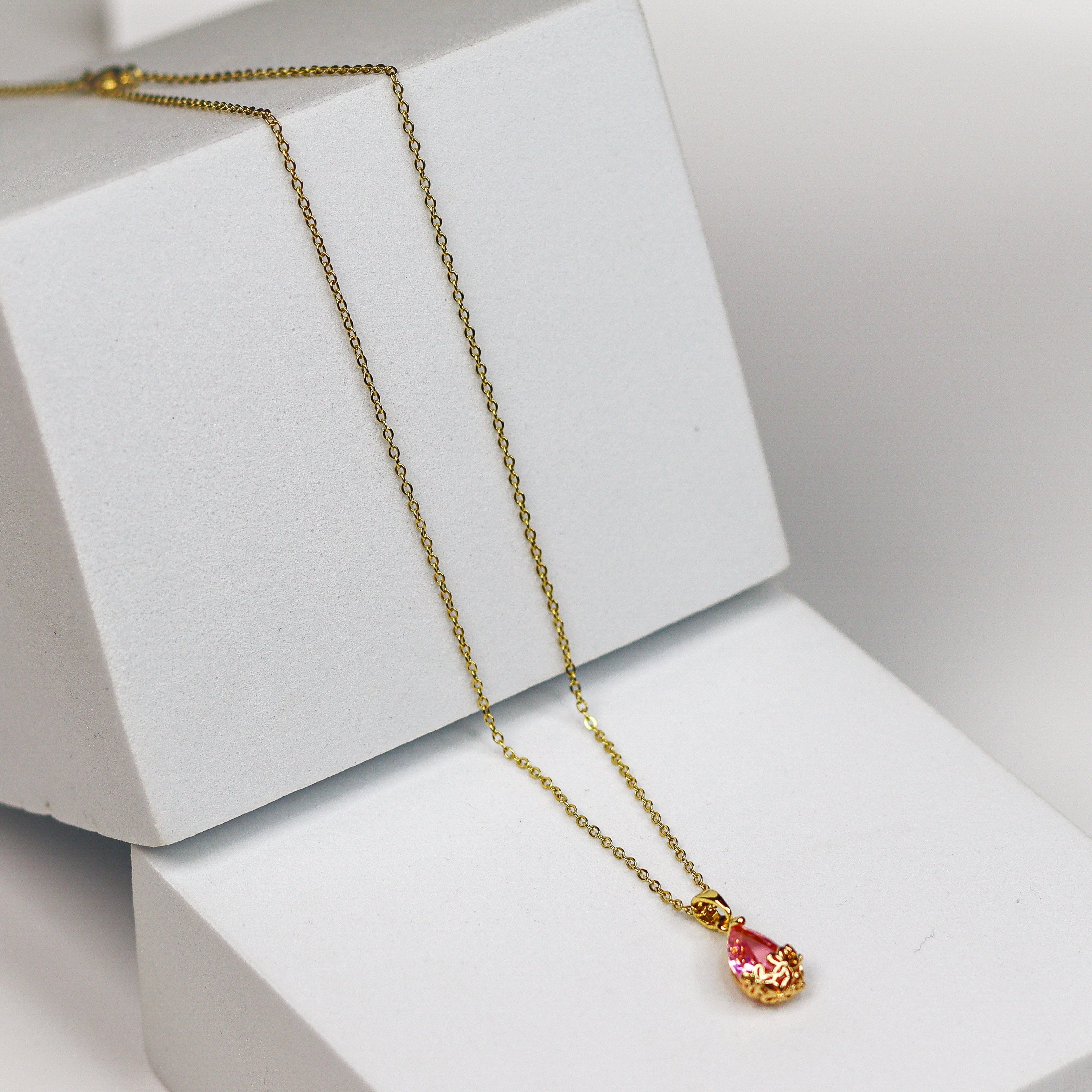 Crystal Drop Necklace - Adorn-iq