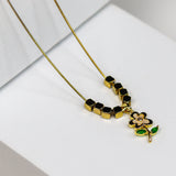 Floral Pendant Necklace - Adorn-iq