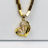 Butterfly Heart Necklace - Adorn-iq