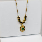 Emerald Gold-Tone Necklace - Adorn-iq
