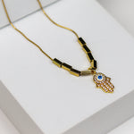 Hamsa Nazar Necklace - Adorn-iq