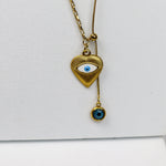 Evil Eye String Necklace - Adorn-iq
