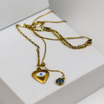 Evil Eye String Necklace - Adorn-iq