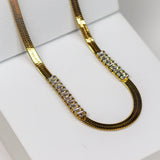 Tennis Snake Chain Necklace - Adorn-iq
