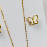 Mother Pearl Butterfly Combo Set - Adorn-iq