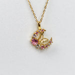 Floral Moon Necklace - Adorn-iq
