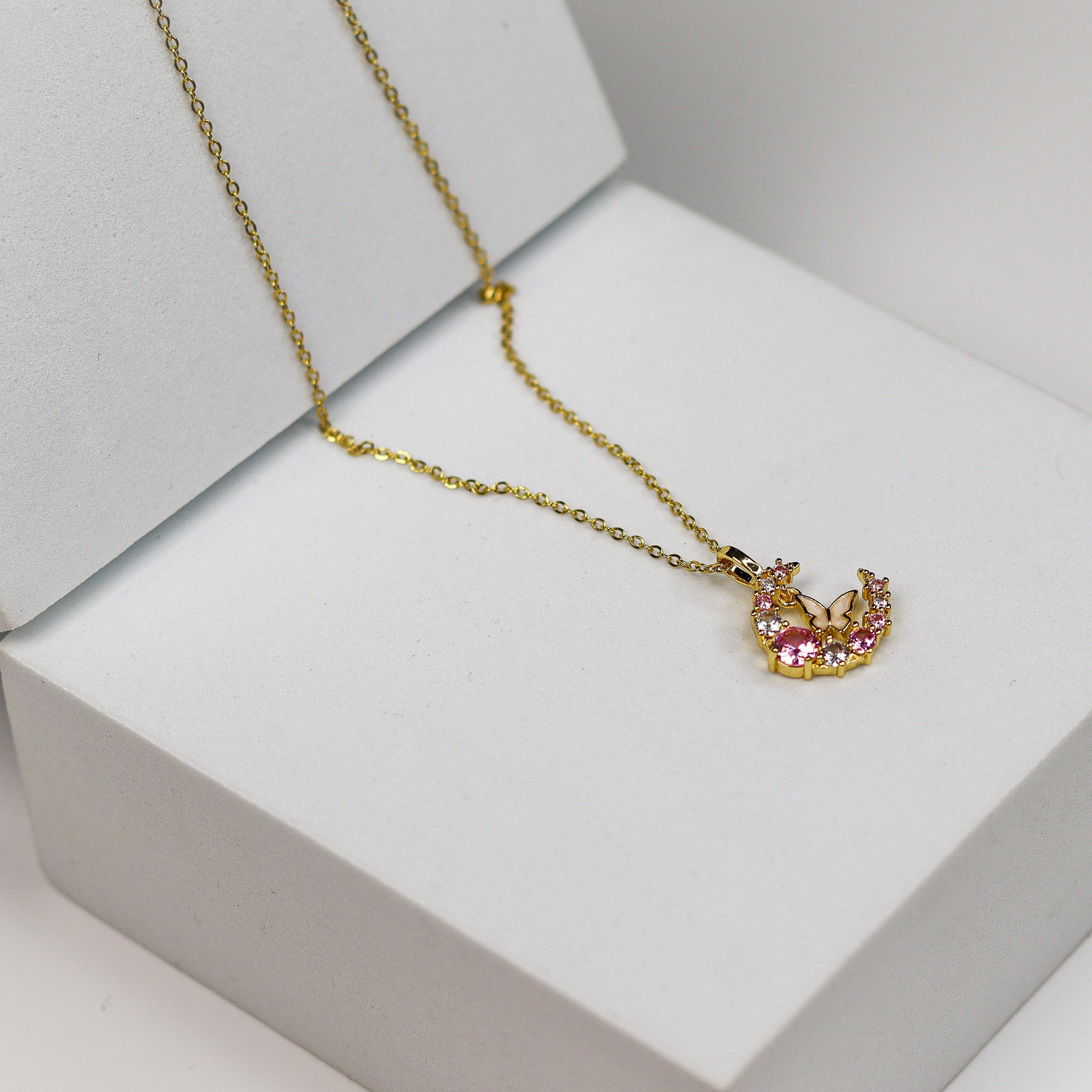 Floral Moon Necklace - Adorn-iq