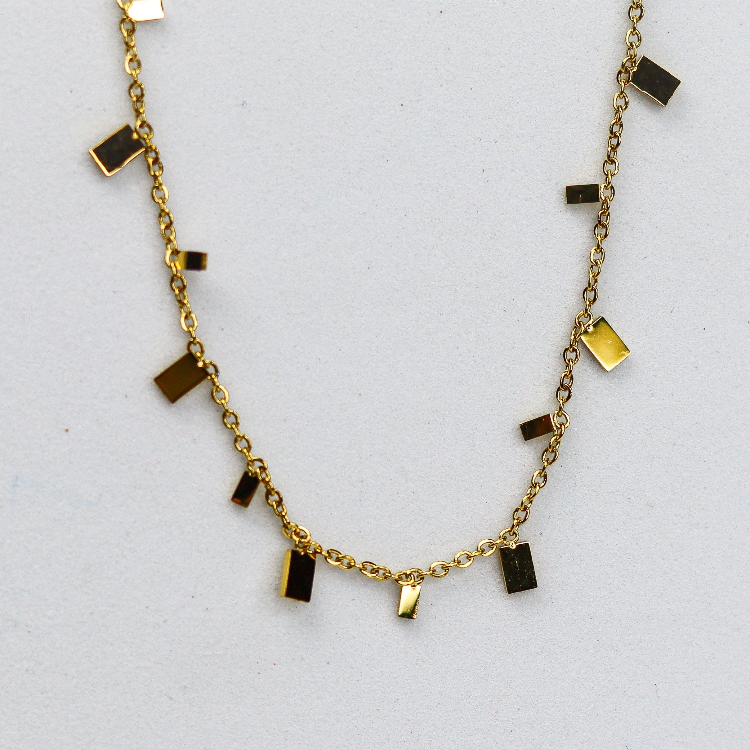 Mini Gold Bar Necklace - Adorn-iq