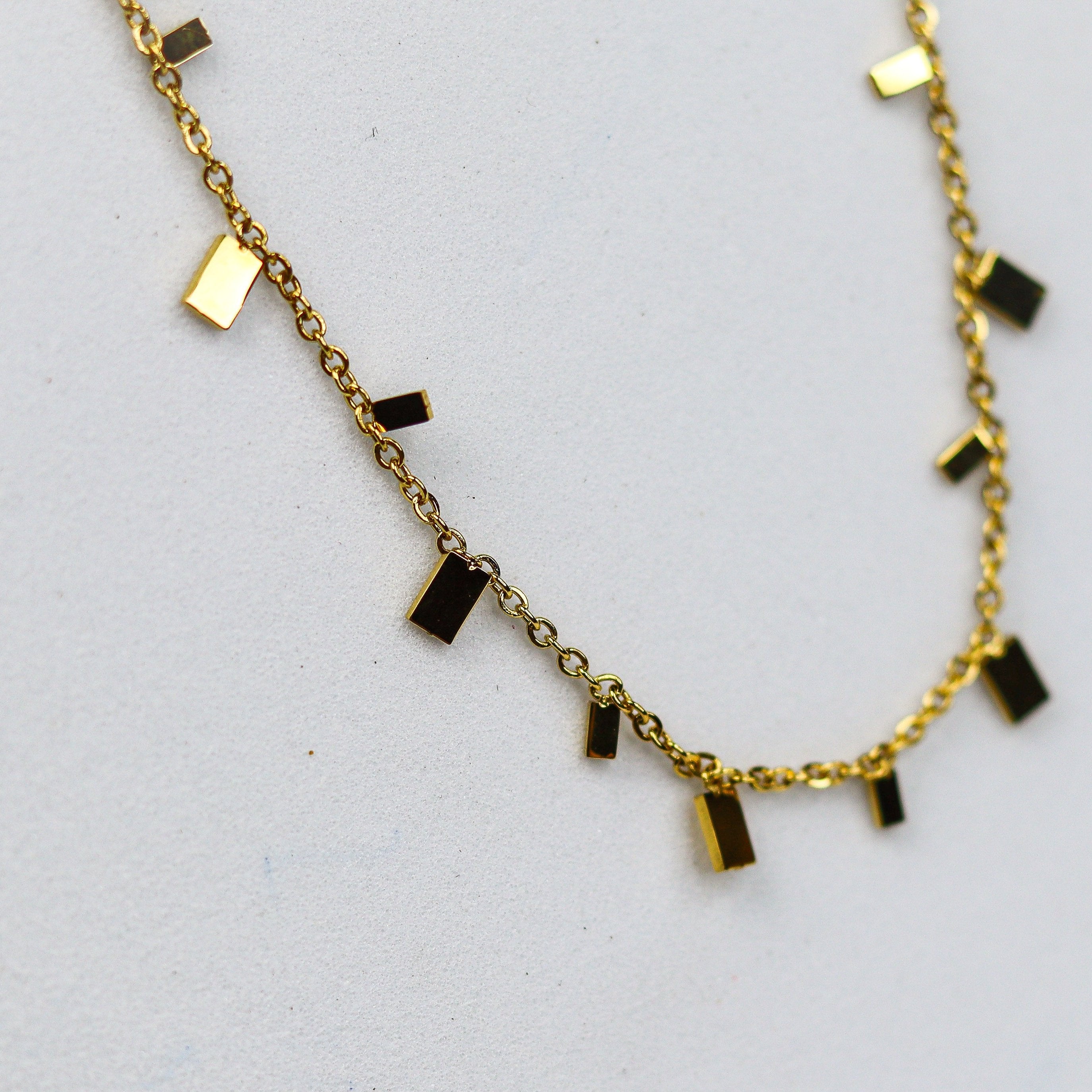 Mini Gold Bar Necklace - Adorn-iq