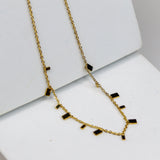 Mini Gold Bar Necklace - Adorn-iq