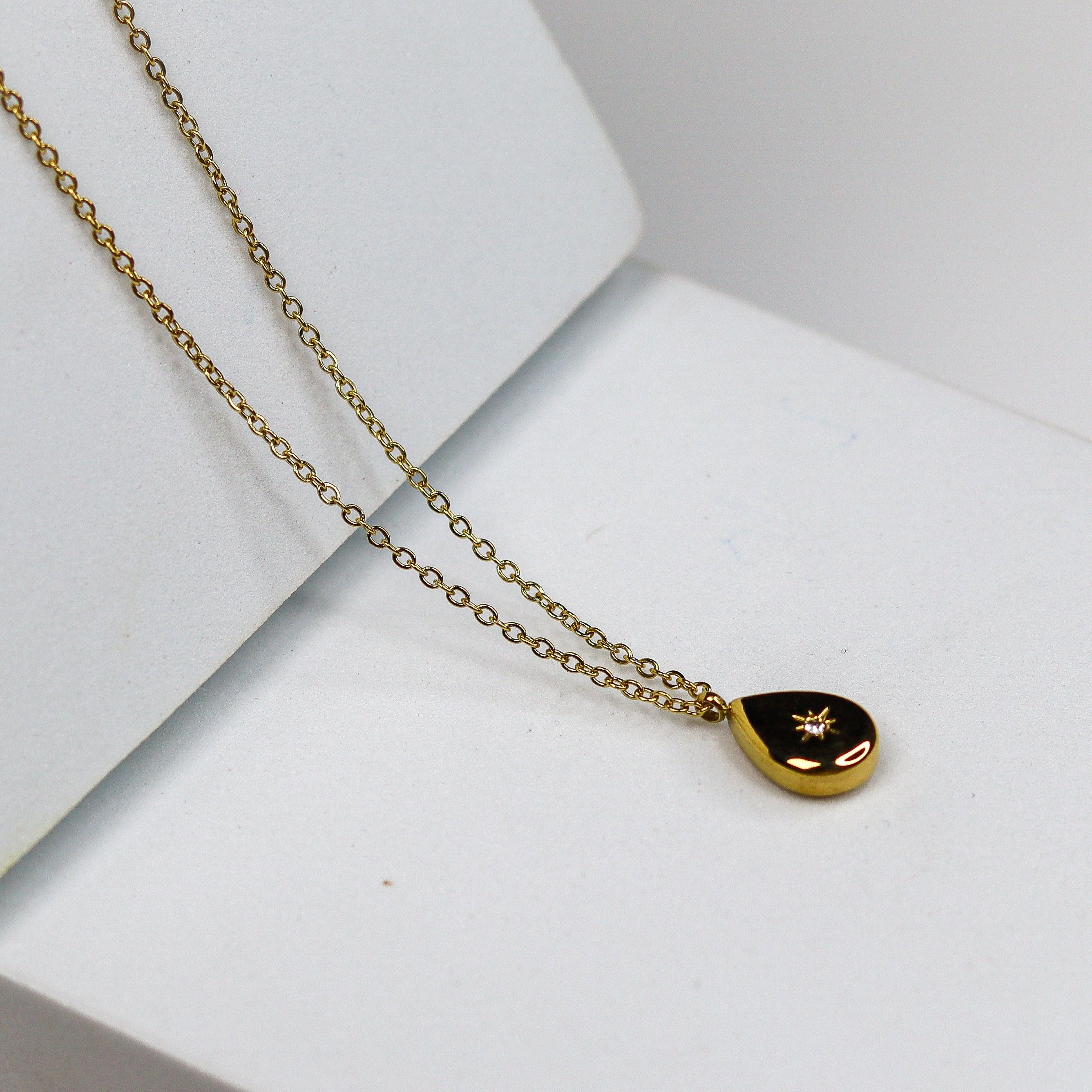 Pear Spark Necklace - Adorn-iq