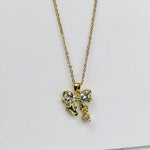 Solitaire Bow Necklace - Adorn-iq