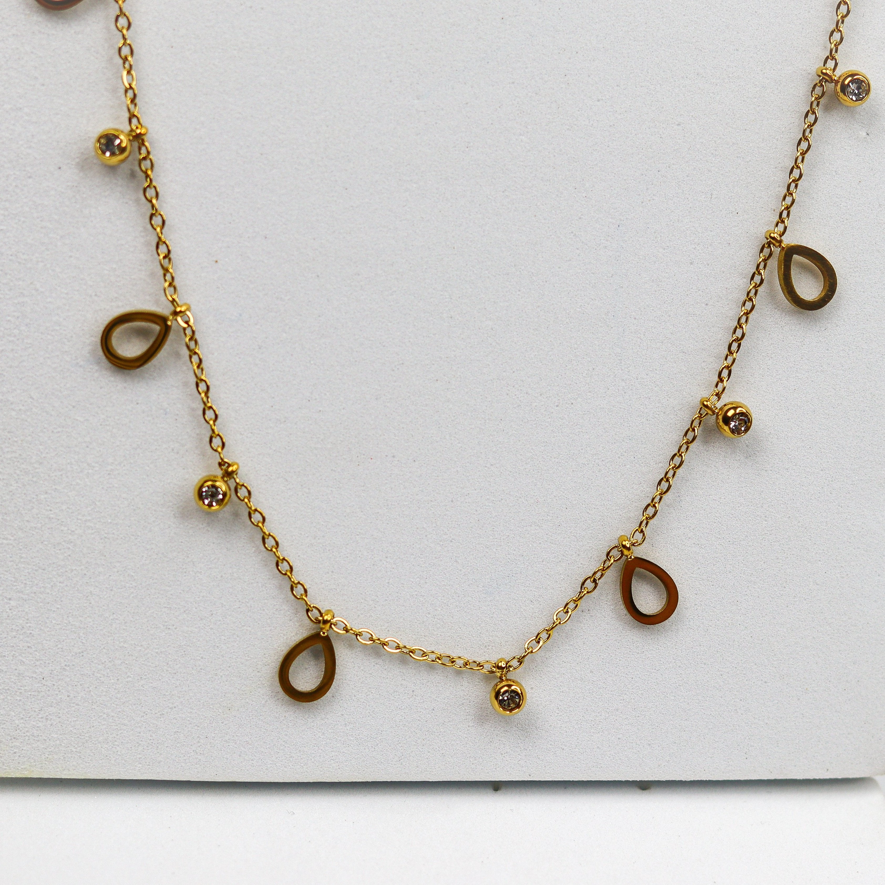 Golden Drop Necklace - Adorn-iq