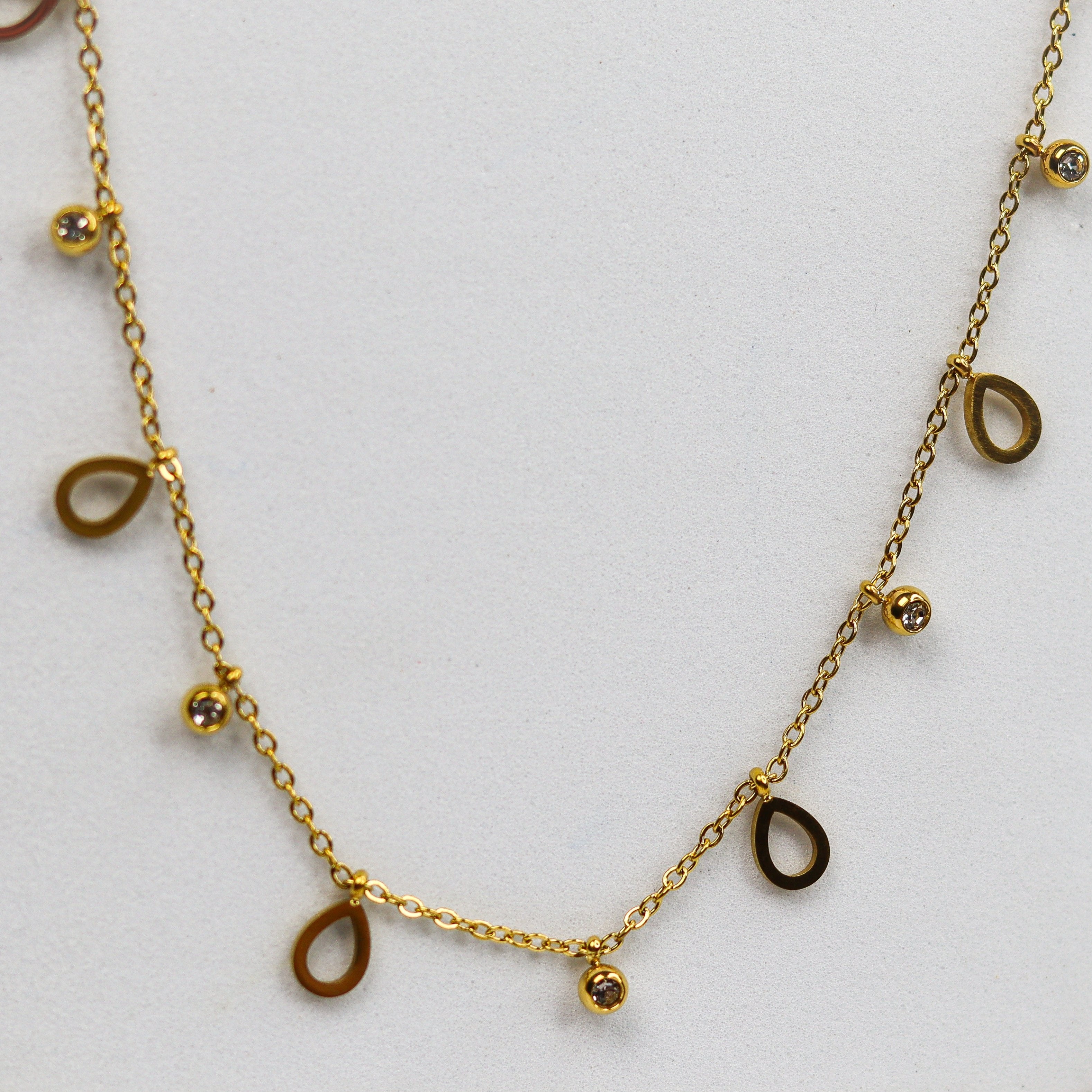Golden Drop Necklace - Adorn-iq