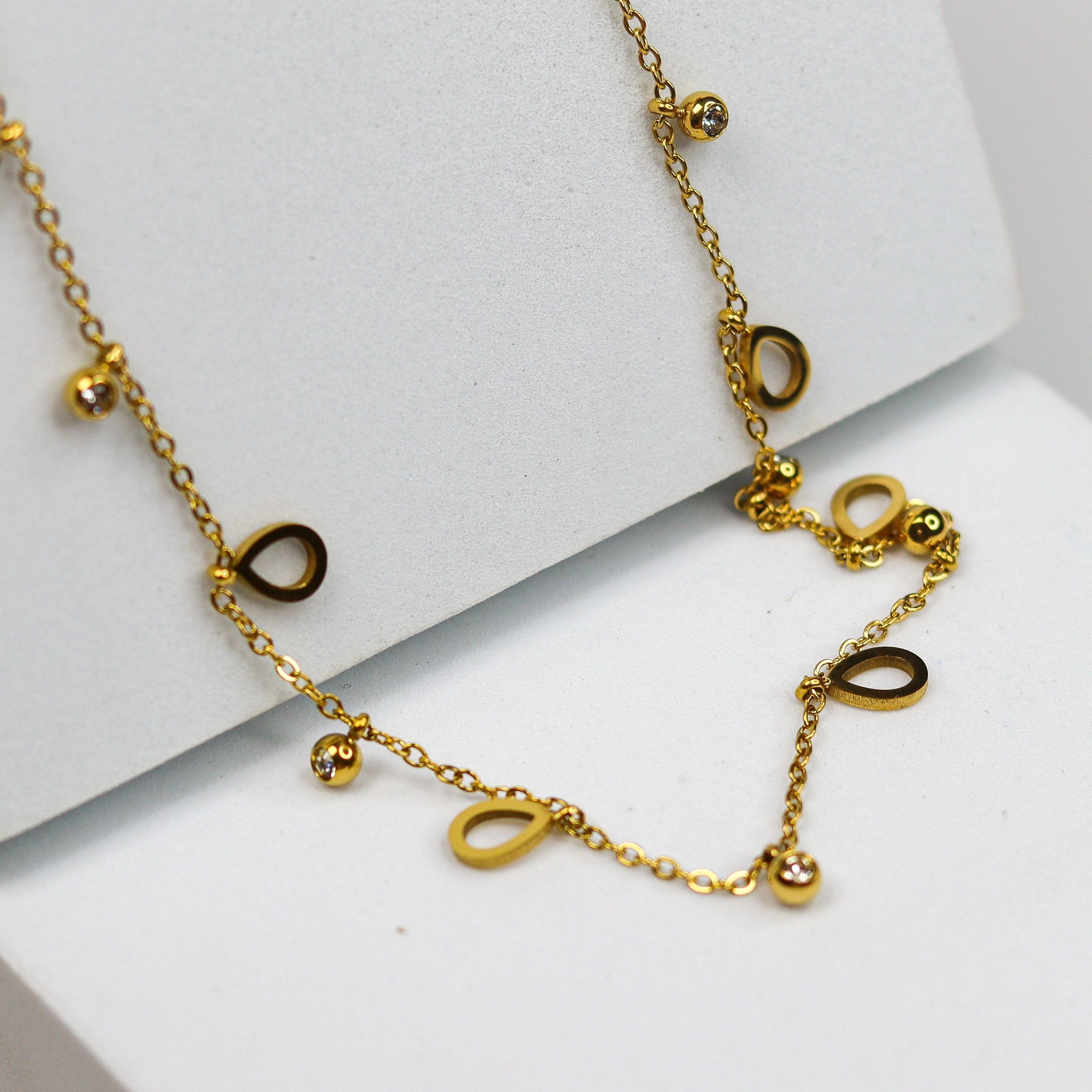 Golden Drop Necklace - Adorn-iq