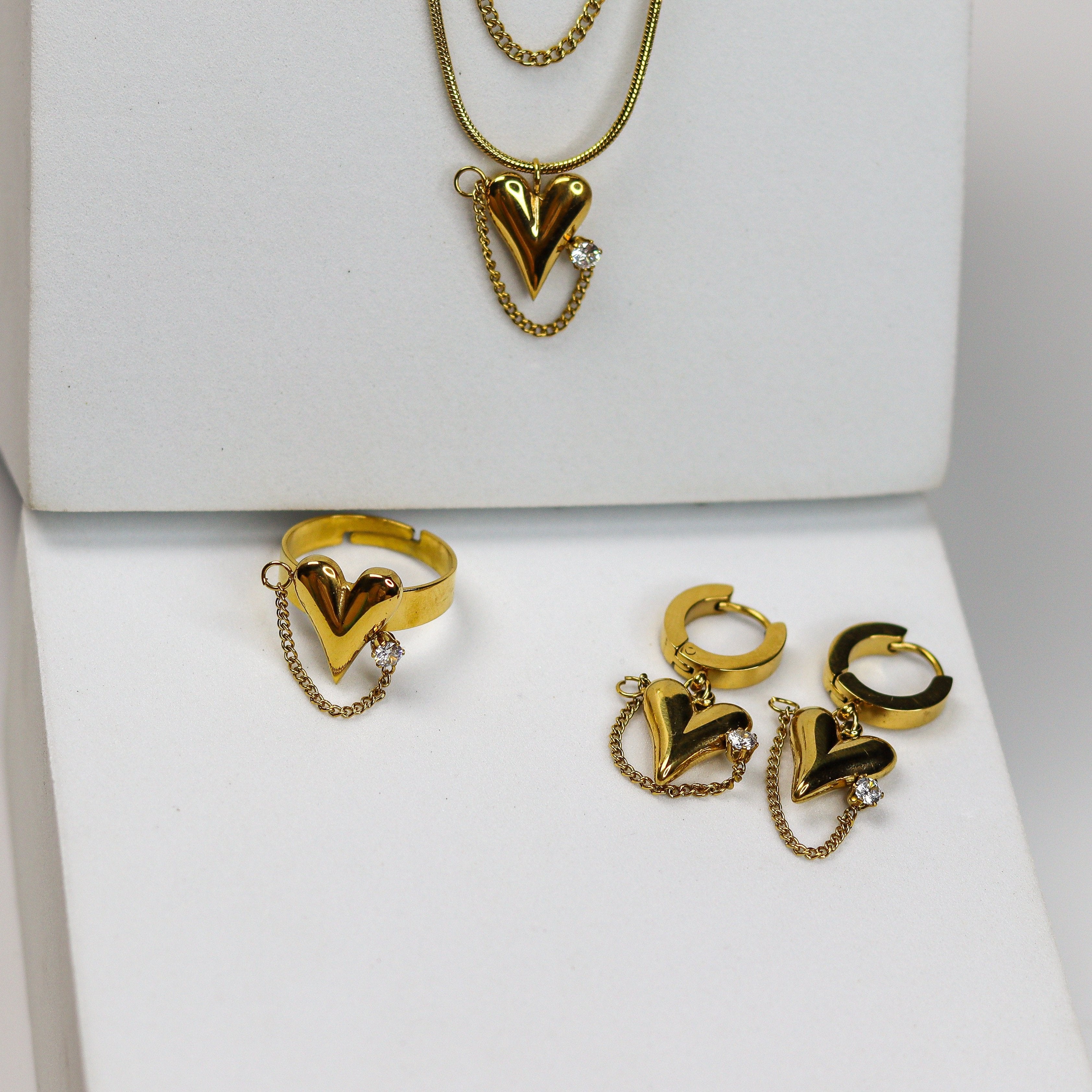 Stone Heart Combo Set - Adorn-iq