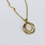 Mother Pearl Drop Necklace - Adorn-iq