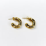 C Pearl Half Hoops