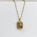 Multi-Stones Zircon Necklace - Adorn-iq