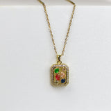 Multi-Stones Zircon Necklace - Adorn-iq
