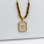 Classic Zircon Mother Pearl Necklace - Adorn-iq