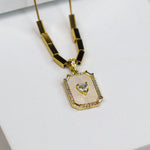 Classic Zircon Mother Pearl Necklace - Adorn-iq