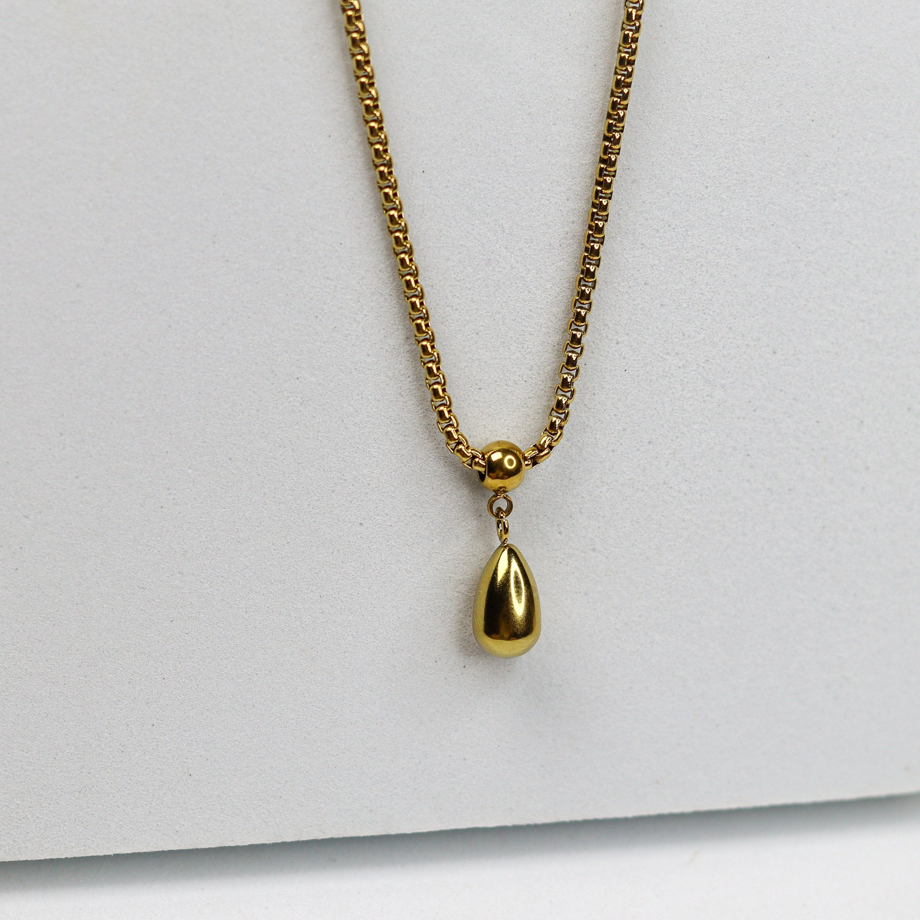 Vintage Gold Drop Necklace - Adorn-iq