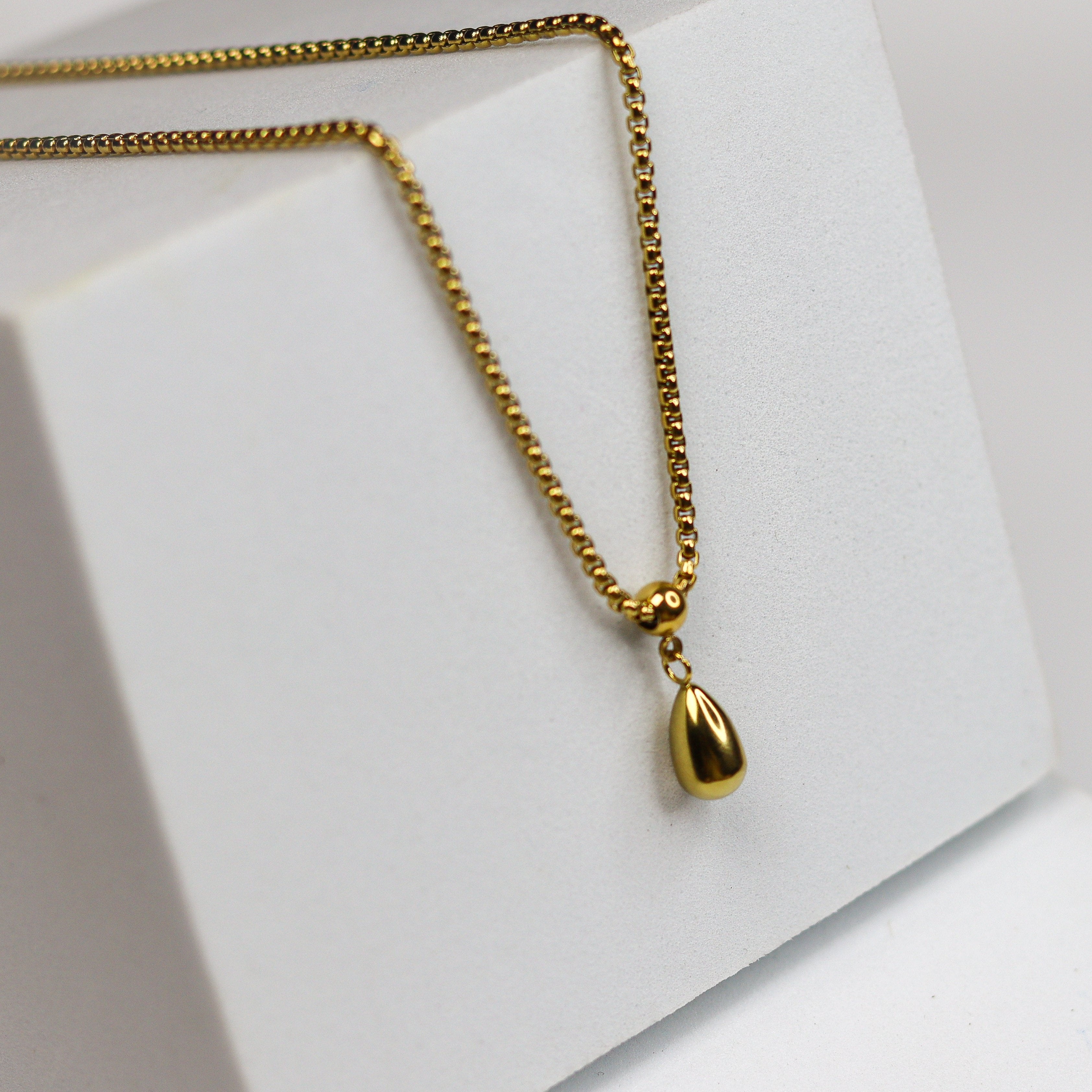 Vintage Gold Drop Necklace - Adorn-iq