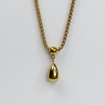 Vintage Gold Drop Necklace - Adorn-iq