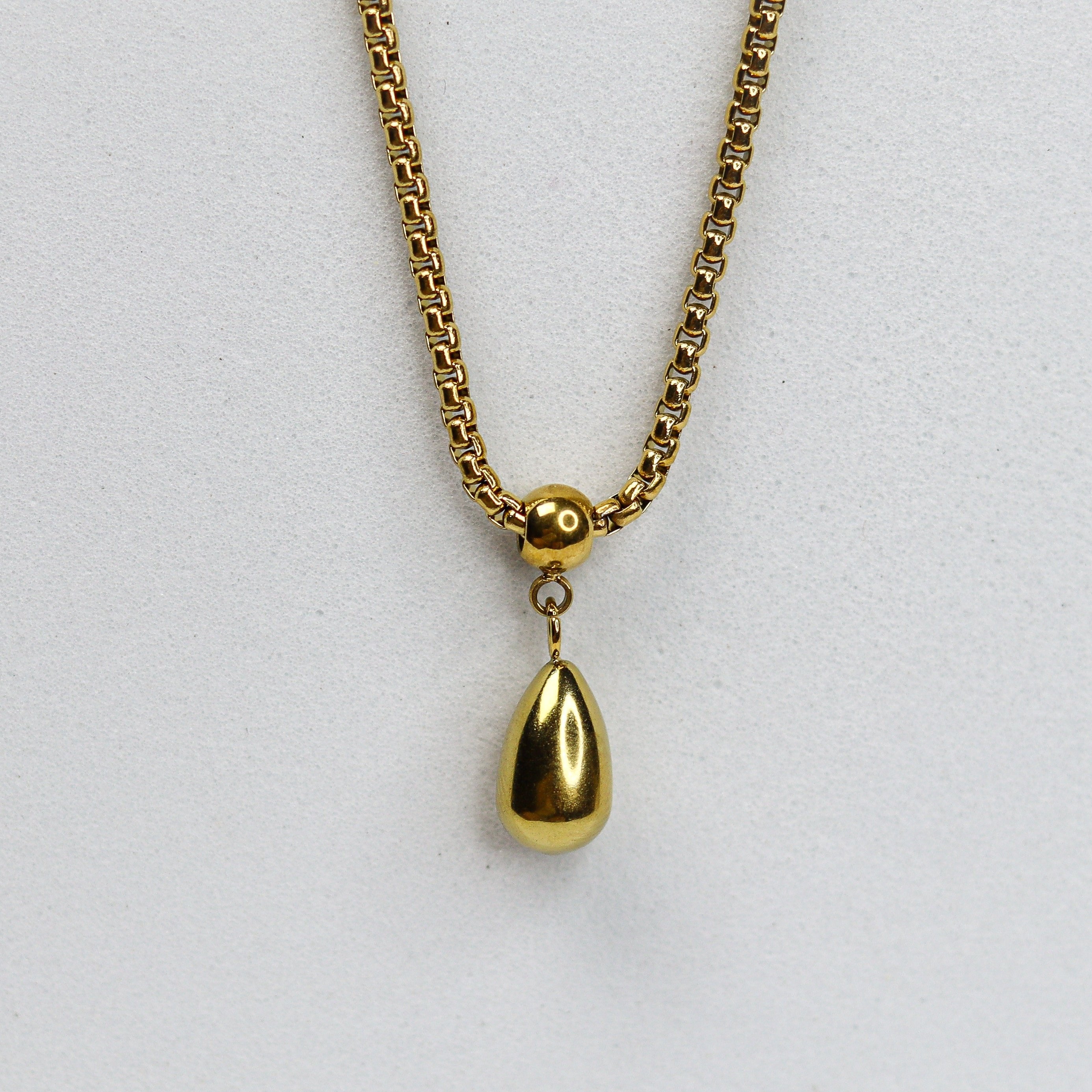 Vintage Gold Drop Necklace - Adorn-iq