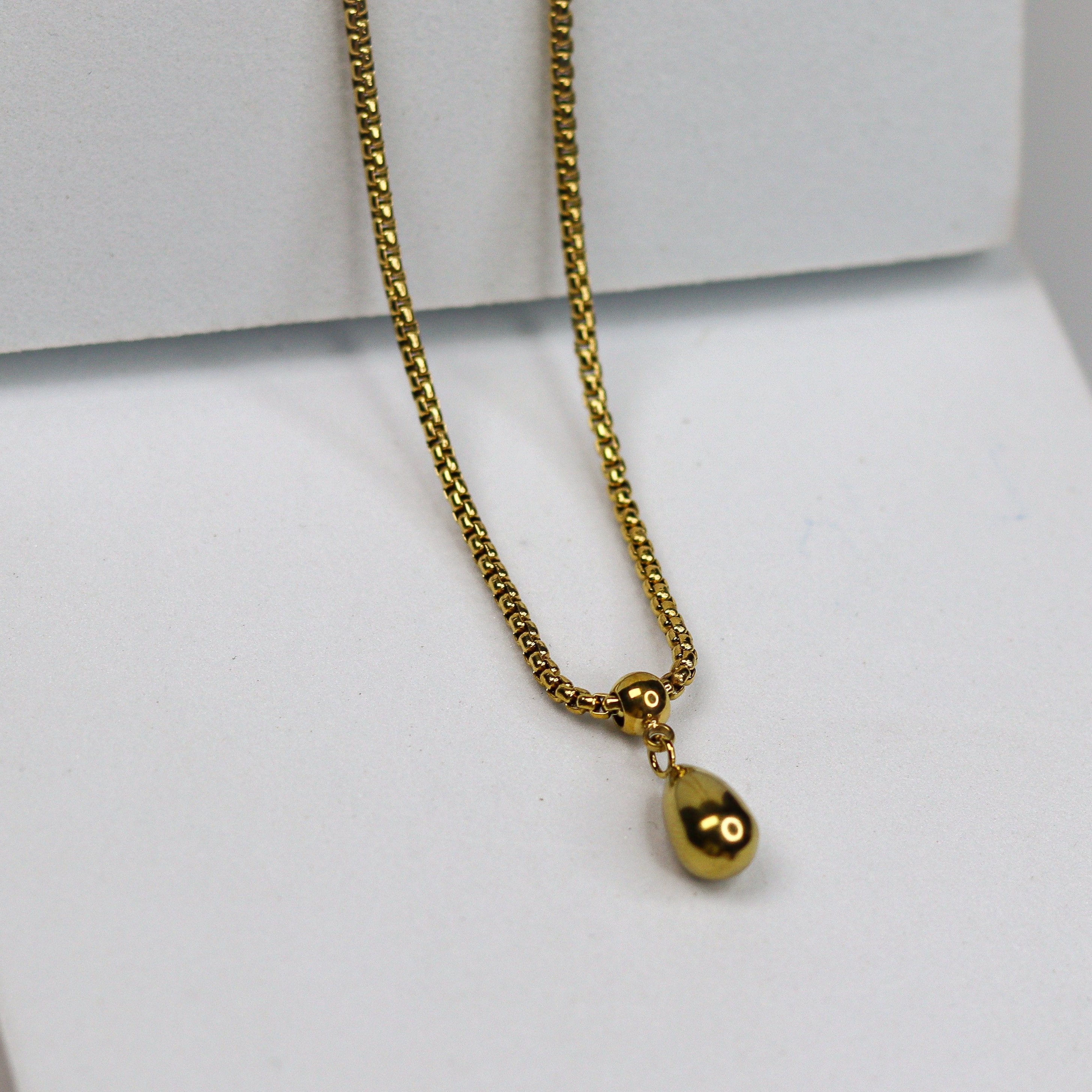Vintage Gold Drop Necklace - Adorn-iq