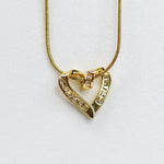 Bracket Stone Heart Necklace - Adorn-iq