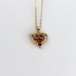 Peacock Heart Necklace - Adorn-iq