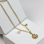 Floral Pearl Necklace - Adorn-iq