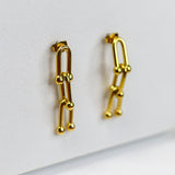 U Link Chain Earrings