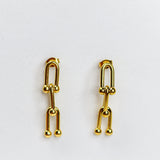 U Link Chain Earrings