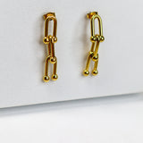U Link Chain Earrings