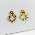 Golden Rope Hoops - Adorn-iq