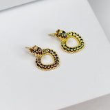 Golden Rope Hoops - Adorn-iq