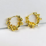 Ripple Wave Hoops - Adorn-iq