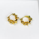 Ripple Wave Hoops - Adorn-iq